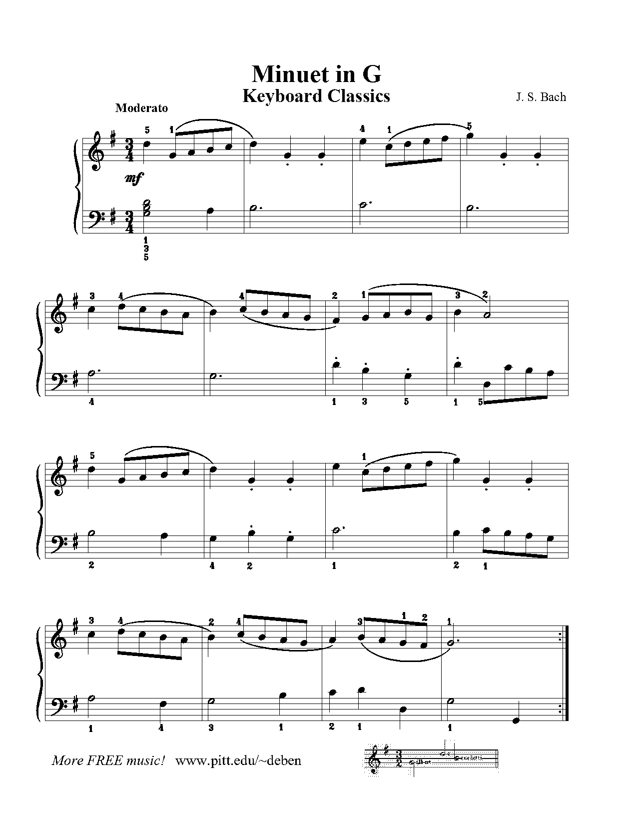 bach piano sheet pdf